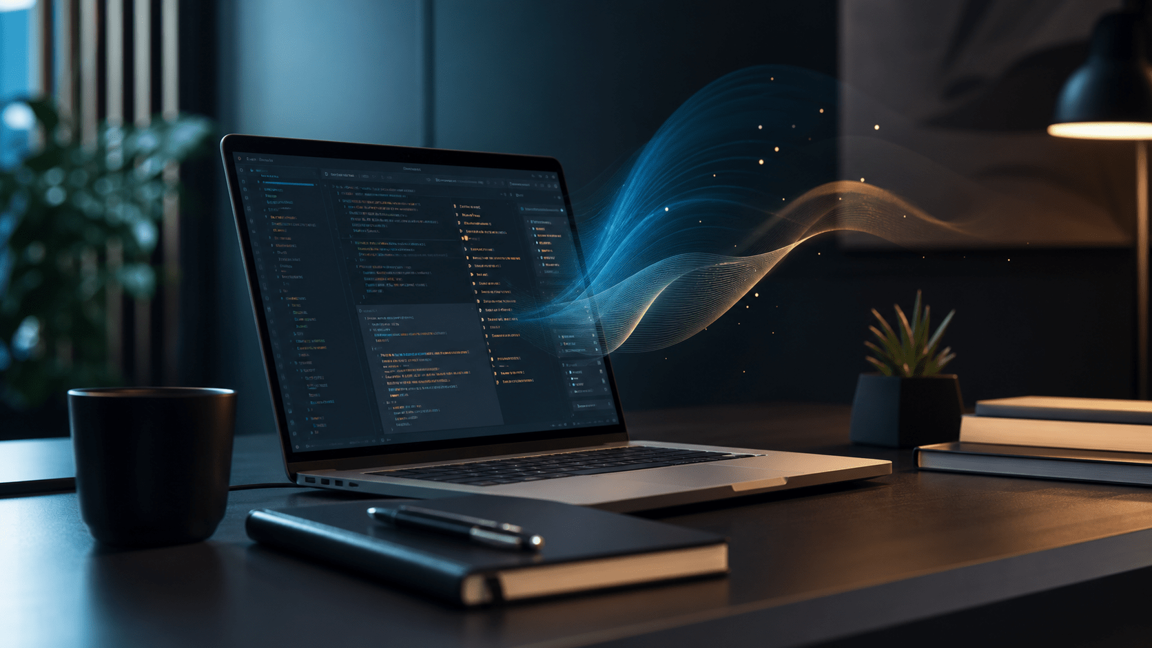 Blog SEO, IA et visibilité digitale 5 Ecran Elementor avec tableau de bord SEO, audit de performance et hiérarchie de titres pour optimiser un site WordPress